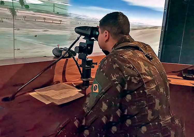 Ejército brasileño: Simulación virtual en la artillería